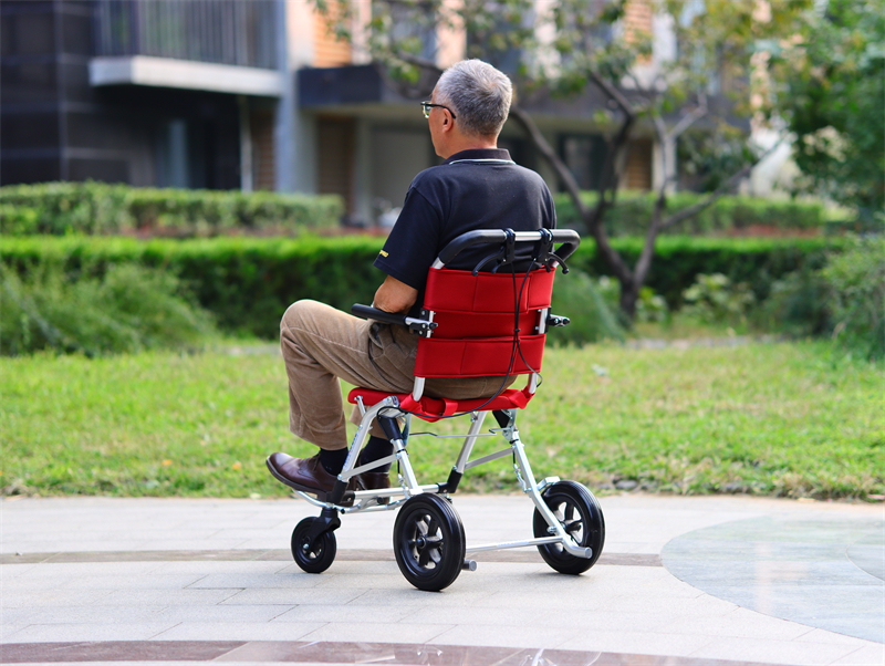 和美德jy-3中轮款可折叠便携式旅行轮椅